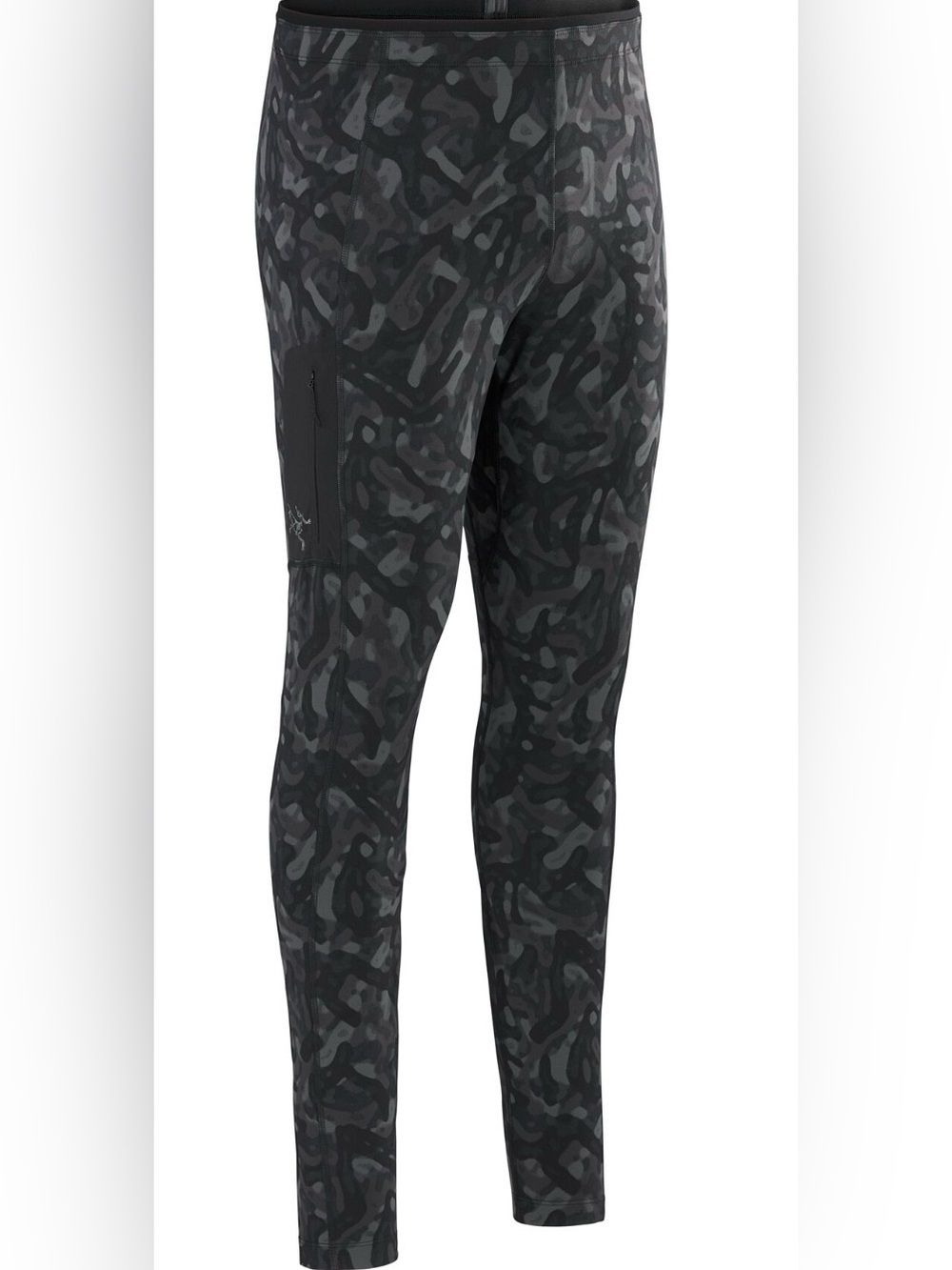 Arc'teryx Men's Black Grotto Base Layer Pants